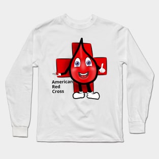 American Red Cross Blood Donors - safe life Long Sleeve T-Shirt